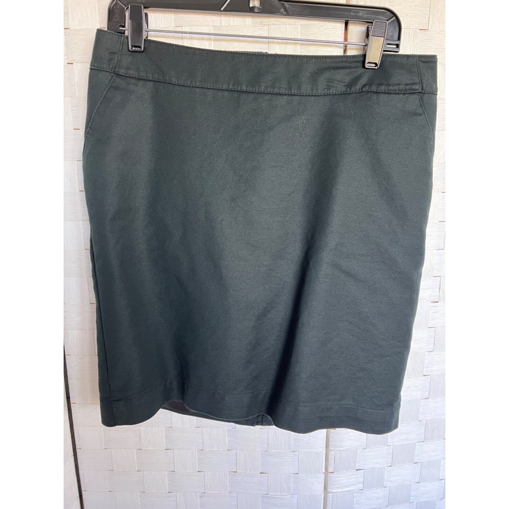 Classic Black Pencil Skirt Professional Office Wear Knee Length Size‎ 10